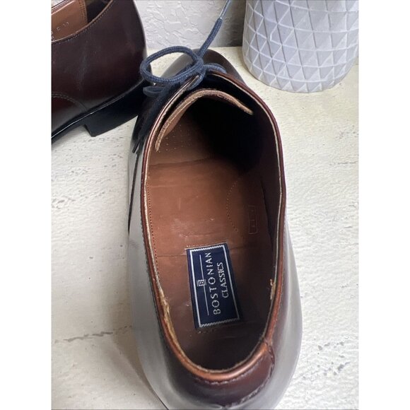 Bostonian Classic First Flex Men’s 11M Cap Toe Burgundy Dress Oxfords Shoes main image 7